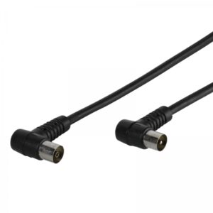 VIVANCO ANTENNA CABLE ANGLE CONNECTORS 90dB 3m black