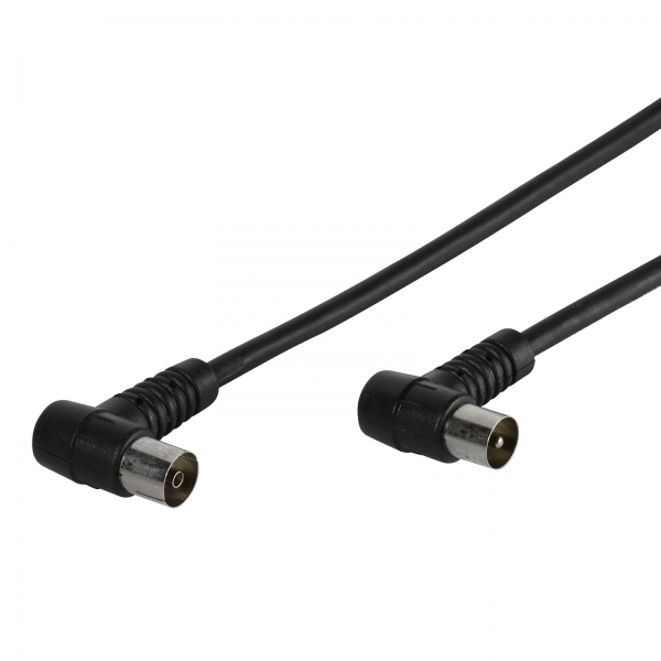 VIVANCO ANTENNA CABLE ANGLE CONNECTORS 90dB 3m black