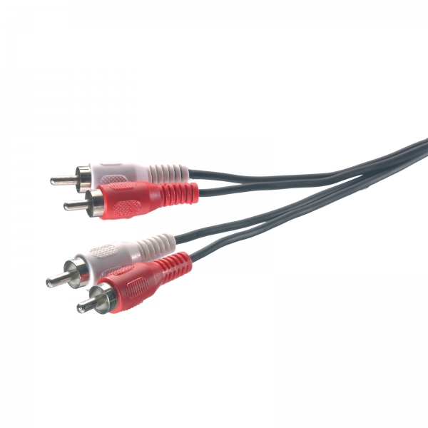 VIVANCO AUDIO CONNECTION CABLE 2x RCA PLUG to 2x RCA PLUG 1.2m