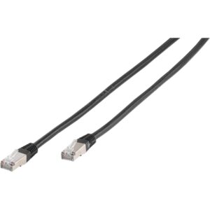 VIVANCO CAT6 UTP NETWORK ETHERNET CABLE RJ45 1m black