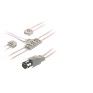 VIVANCO FM ANTENNA 75ohm 0.5m COAX SOCKET