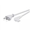 VIVANCO POWER SUPPLY CABLE 2PIN ANGLED CONNECTOR 2m