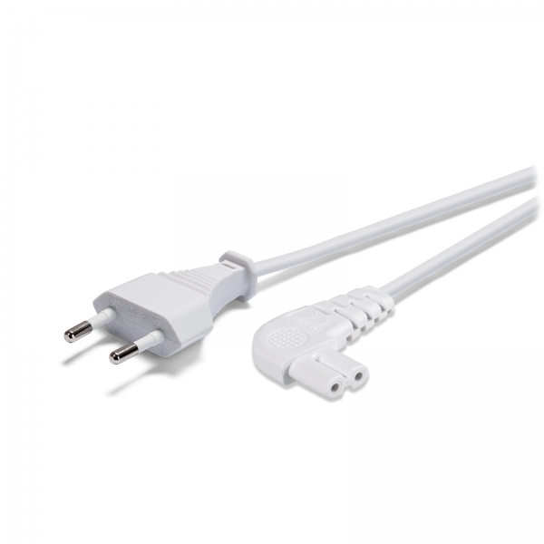 VIVANCO POWER SUPPLY CABLE 2PIN ANGLED CONNECTOR 2m