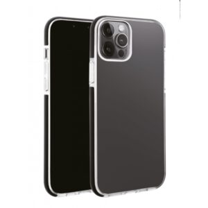 VIVANCO ROCK SOLID CASE IPHONE 13 PRO black transparent backcover