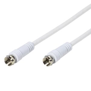 VIVANCO SAT CONNECTION CABLE F PLUG 3m white