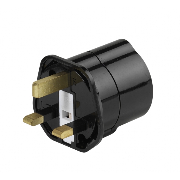 VIVANCO TRAVEL ADAPTER SCHUKO TO UK plug