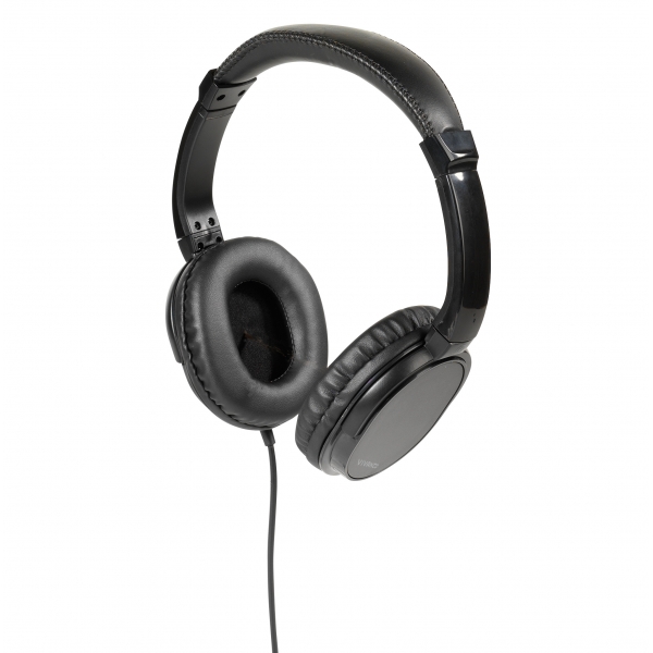 VIVANCO TV HEADPHONES WITH JACK / VOLUME CONTROL 5m black