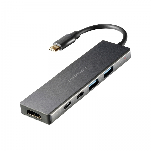 VIVANCO TYPE C SUPER SPEED HUB 5 IN 1 HDMI 4K 60 Hz
