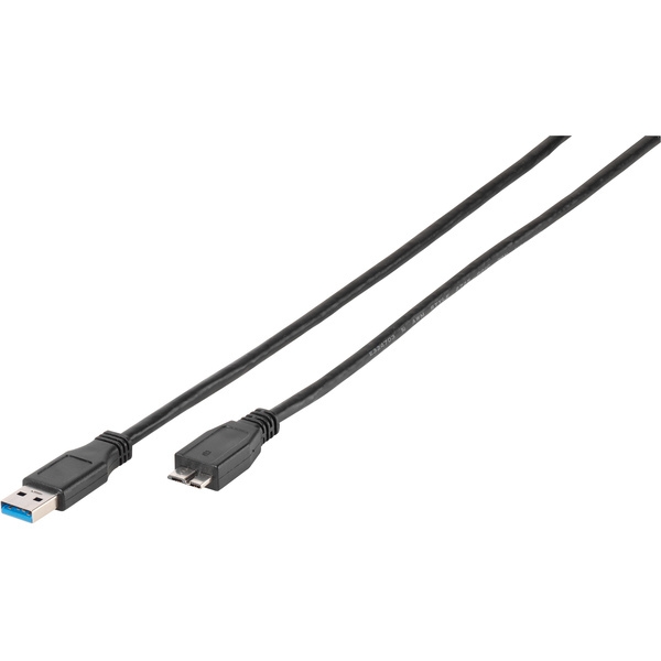 VIVANCO USB 3.1 GEN1 TYPE A TO TYPE MICRO B CABLE 1.5m black