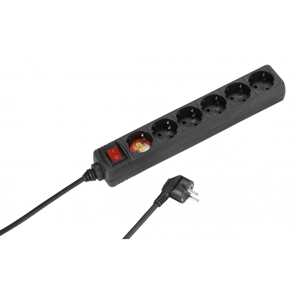 VIVANCO 6WAY ΠΟΛΥΠΡΙΖΟ SWITCH 1.4m black