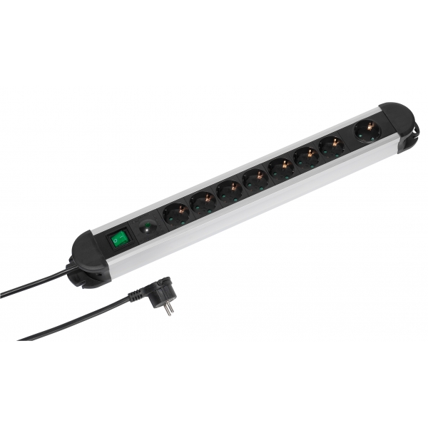 VIVANCO 8WAY (8XSchuko) ΠΟΛΥΠΡΙΖΟ 2m black