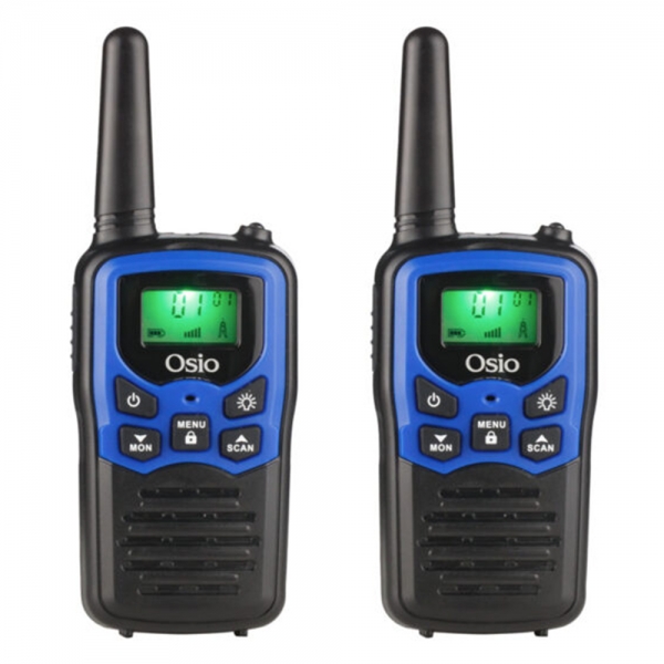 WALKIE TALKIE OSIO 8Km blue SET 2 TEM