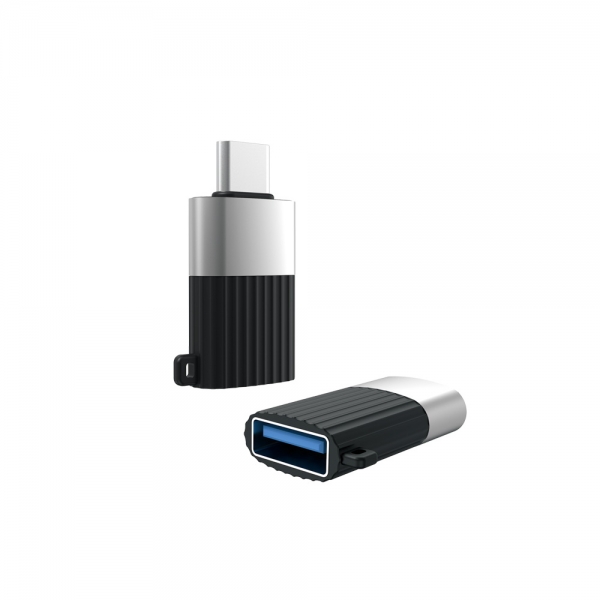 XO ADAPTER OTG USB to TYPE C black