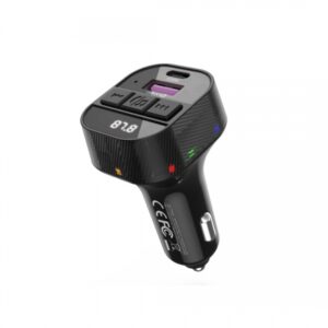 XO FM TRANSMITER BCC17 MP3 USB / TYPE C PORTS 30W black