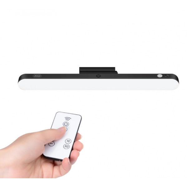 XO LED MAGNETIC LAMP YH08B 1200mAh + REMOTE black