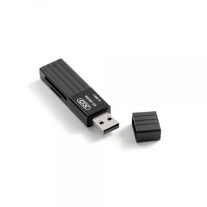 XO MEMORY CARD READER USB 2 IN 1 USB 2.0 black