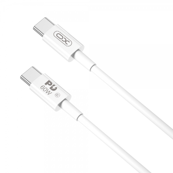 XO TYPE C TO TYPE C NBQ190A DATA CABLE 1m 60W white